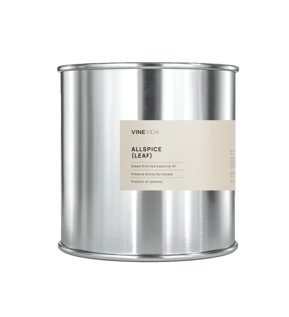 Vinevida Allspice Leaf Essential Oil Packaging