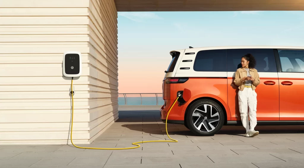 Volkswagen Charging Car Photography
