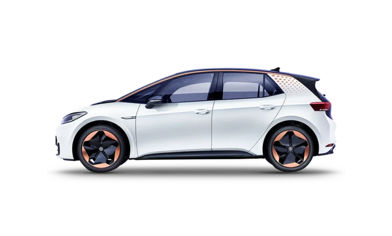 Volkswagen Hatchback Side Profile Car Photography