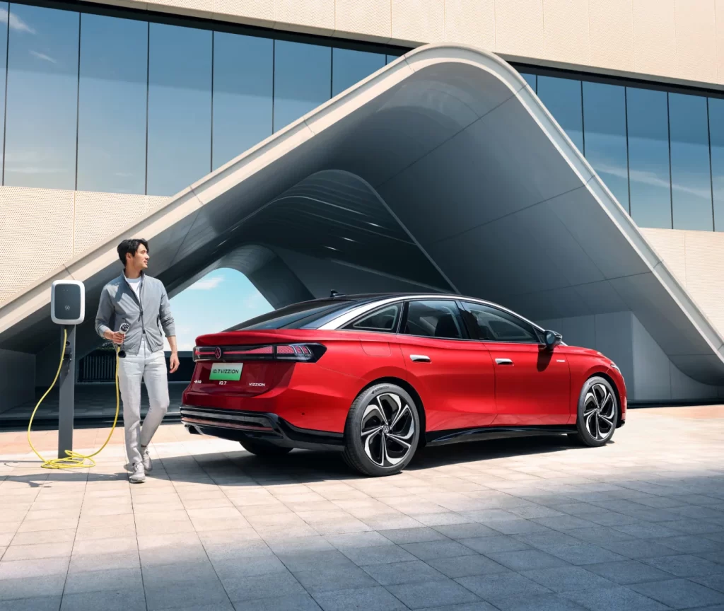 Volkswagen Charging Car Photography