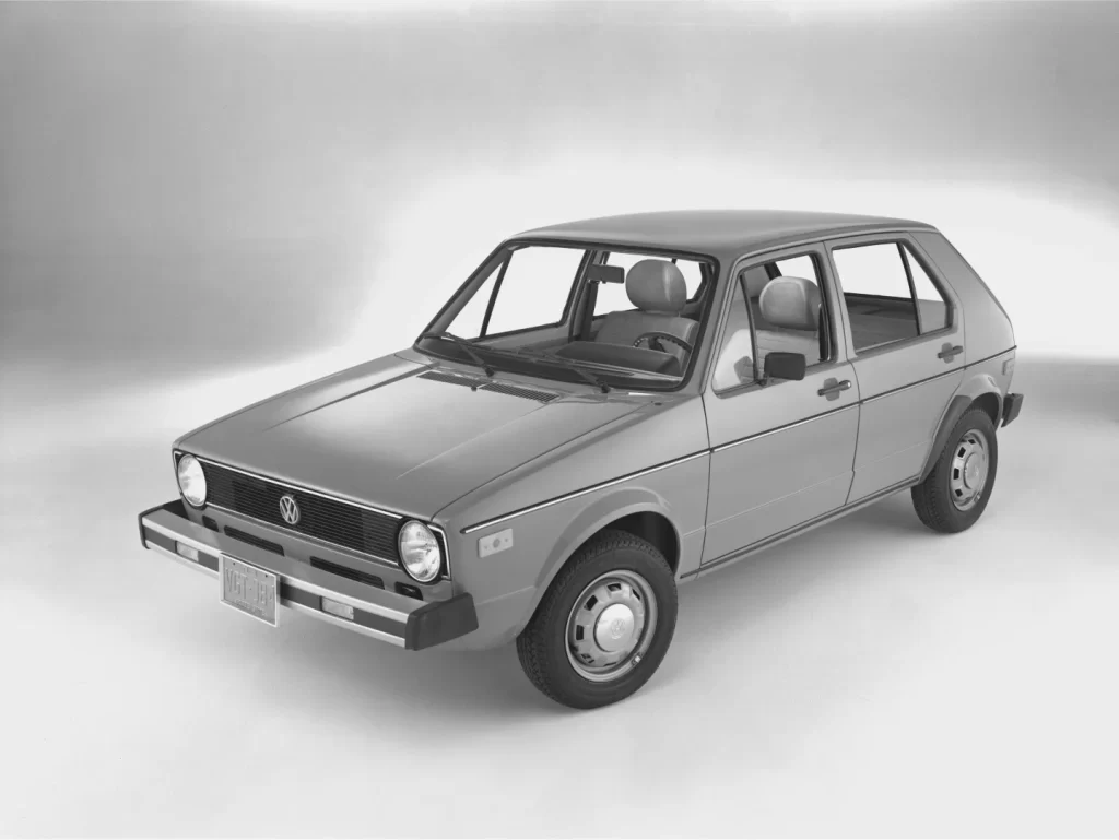 Volkswagen Hatchback Side Profile Car Photography