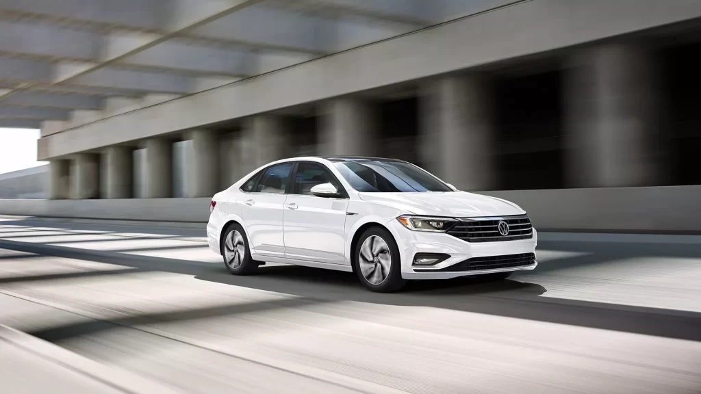 Volkswagen Sedan Driving Scene Car Photography