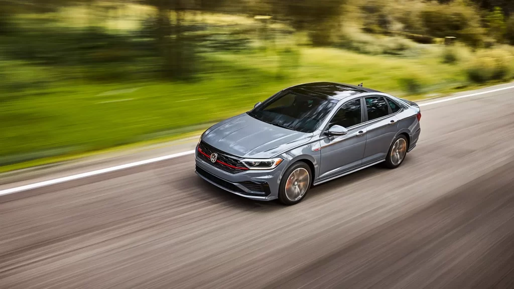 Volkswagen Sedan Driving Scene Car Photography
