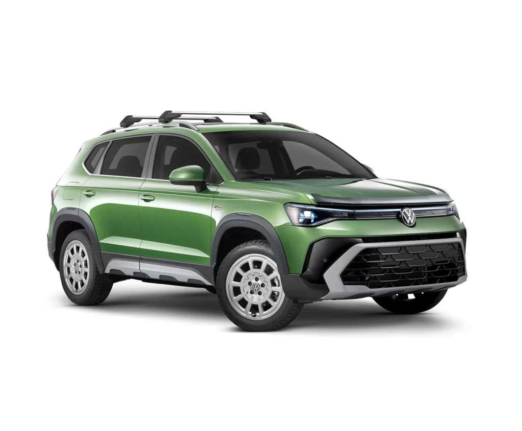 Volkswagen VW Taos Front View Car Photography