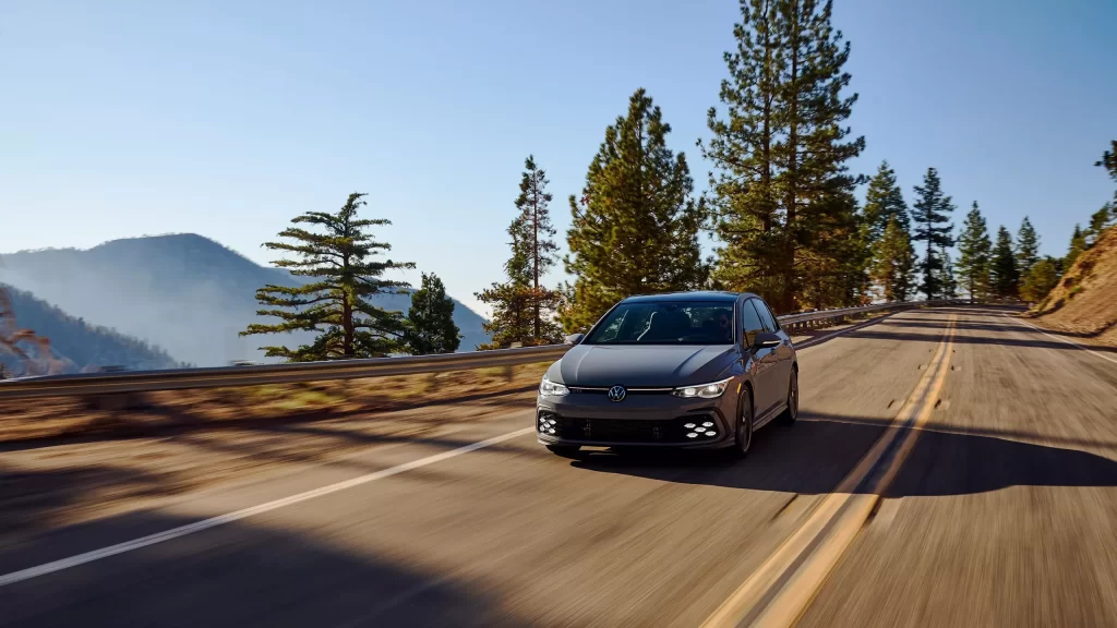Volkswagen VW Golf GTI Driving Scene Car Photography