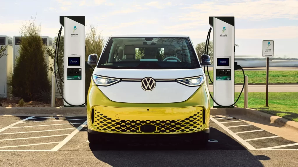 Volkswagen Charging Car Photography
