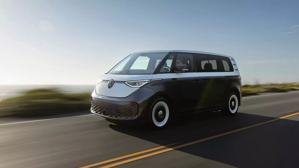 Volkswagen Van Driving Scene Car Photography