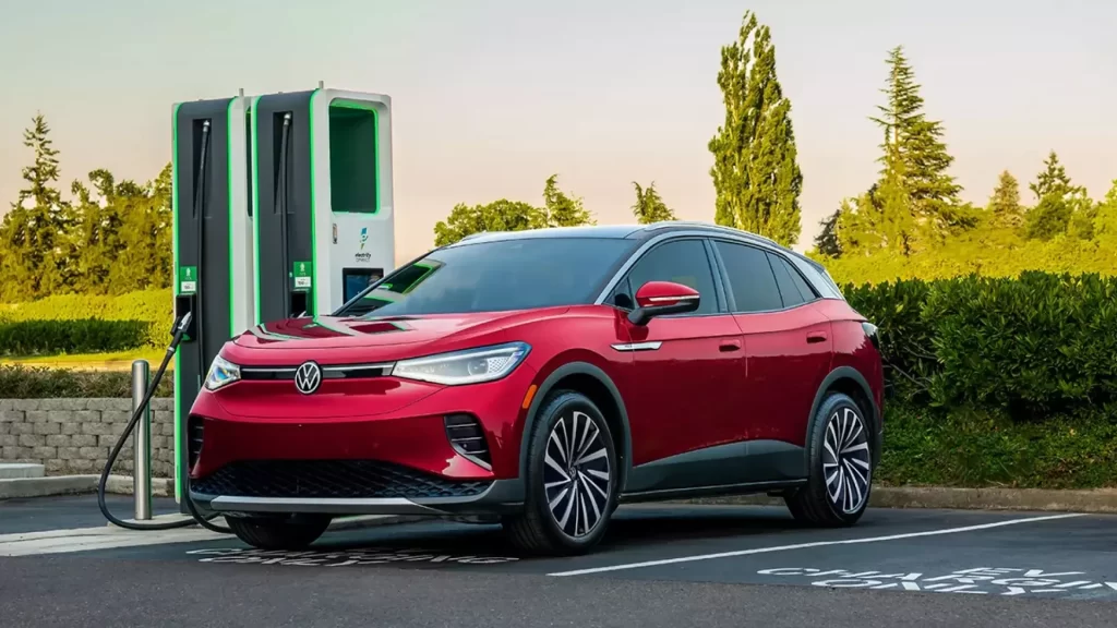 Volkswagen VW ID.4 Charging Car Photography