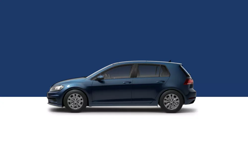 Volkswagen Hatchback Side Profile Car Photography