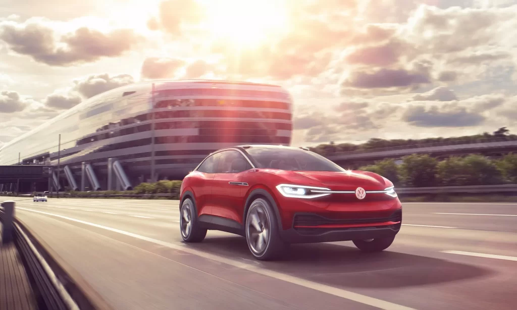 Volkswagen SUV Driving Scene Car Photography