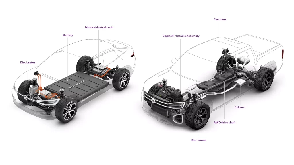 Volkswagen Side Profile Car Photography