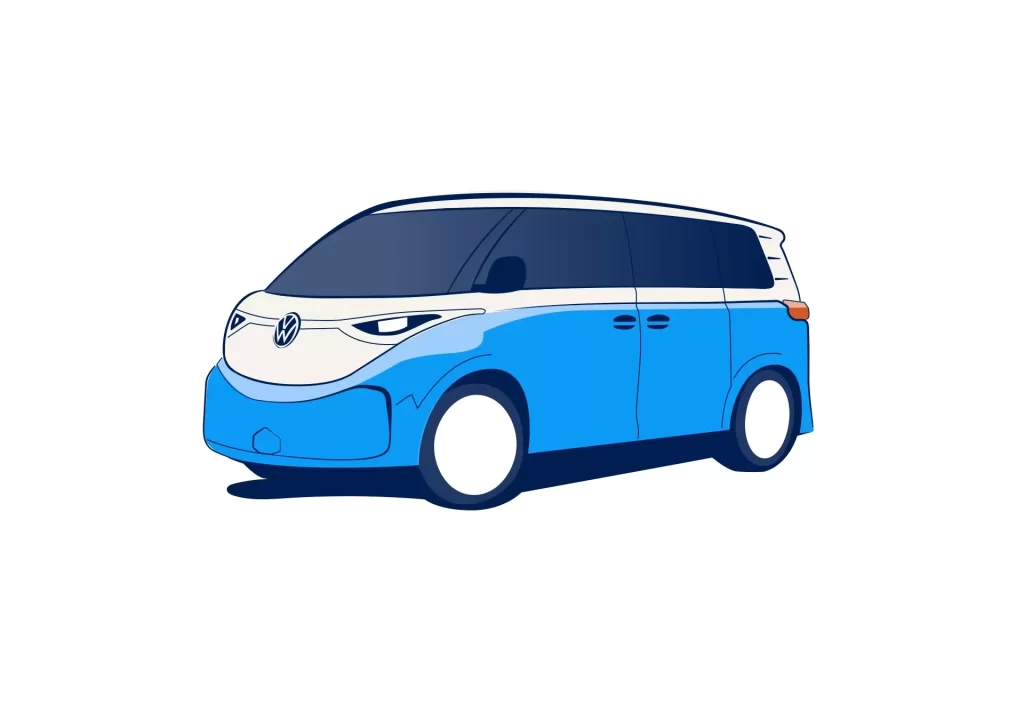 Volkswagen Van Side Profile Car Photography