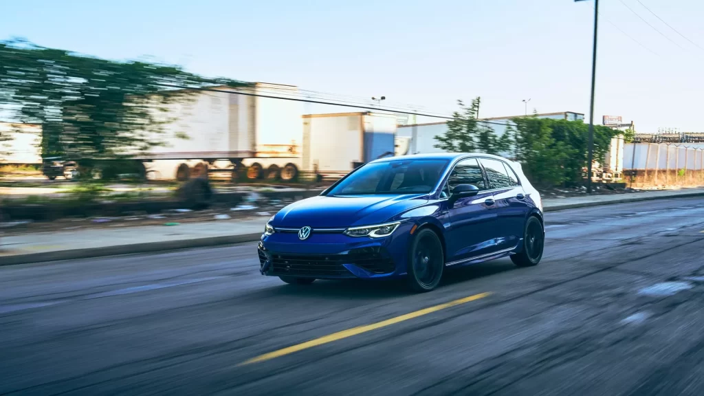 Volkswagen Hatchback Side Profile Car Photography