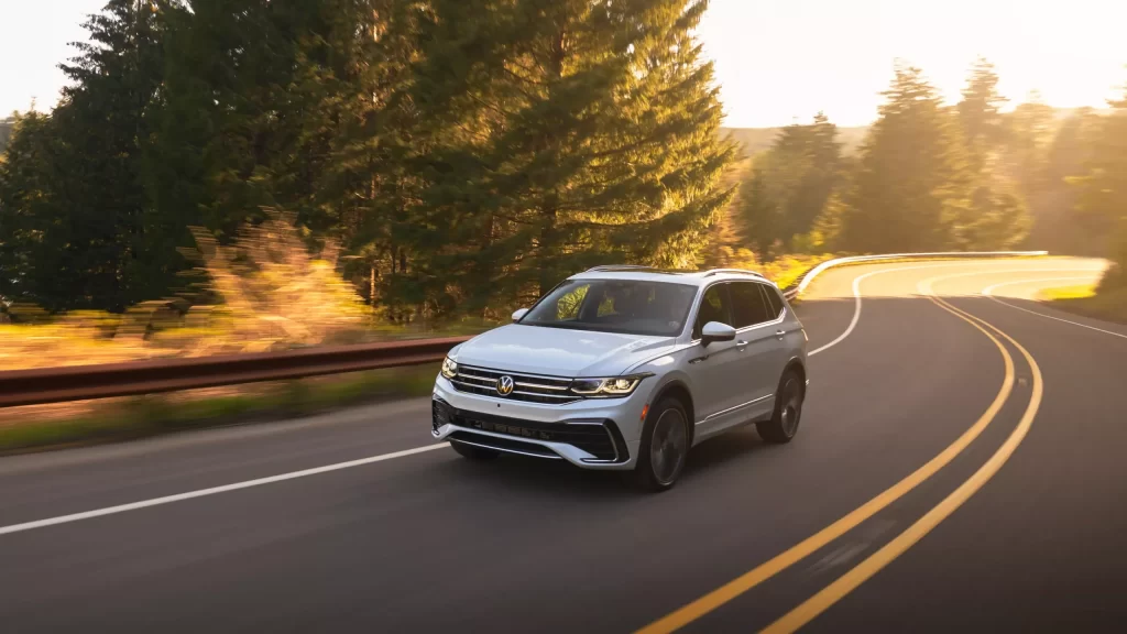 Volkswagen SUV Driving Scene Car Photography