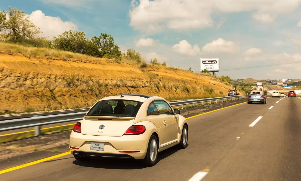Volkswagen Convertible Driving Scene Car Photography