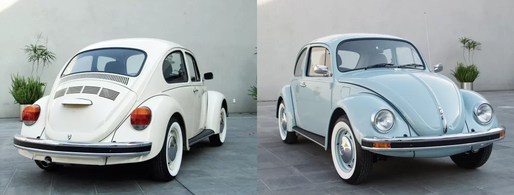 Volkswagen Rear View Car Photography