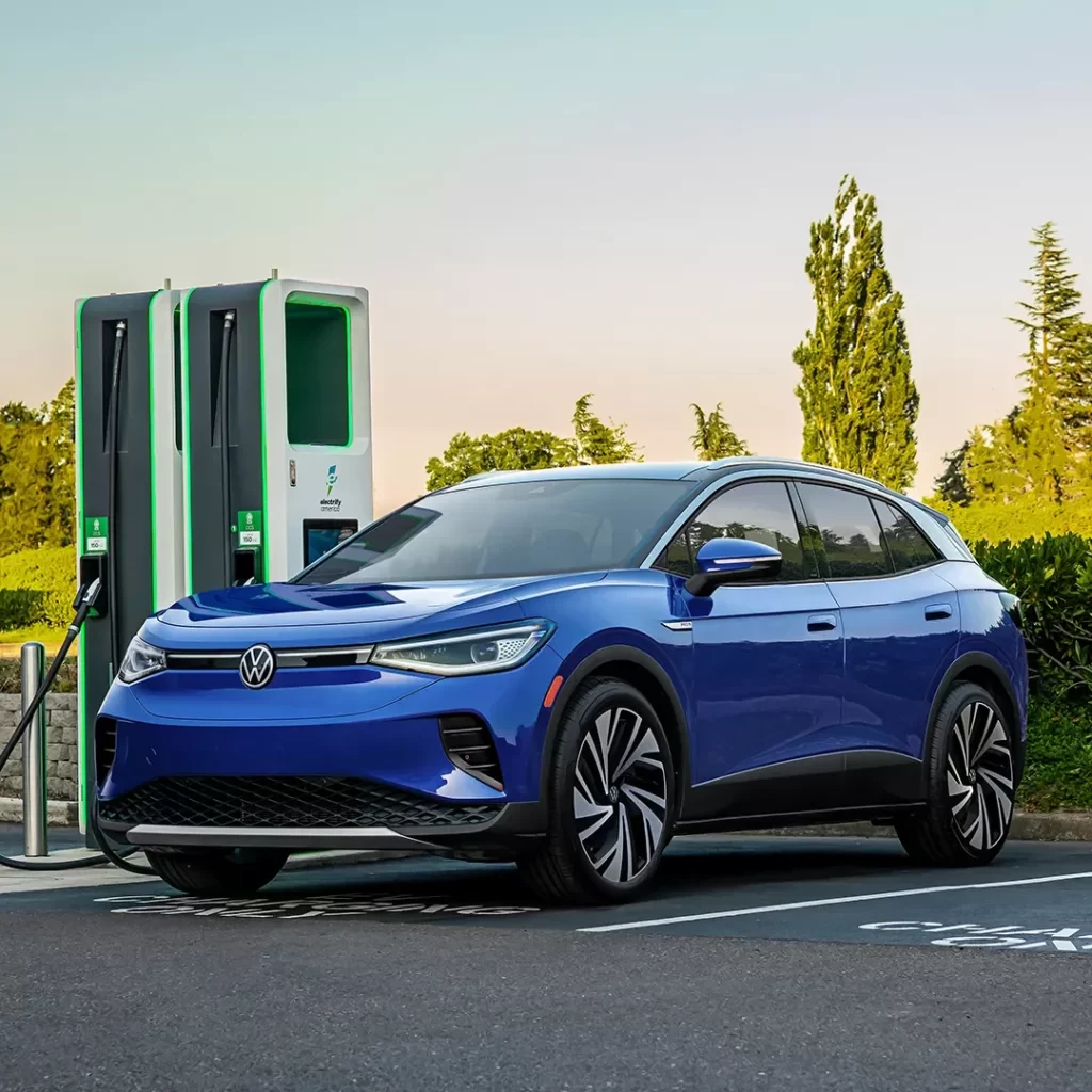 Volkswagen VW ID.4 Charging Car Photography