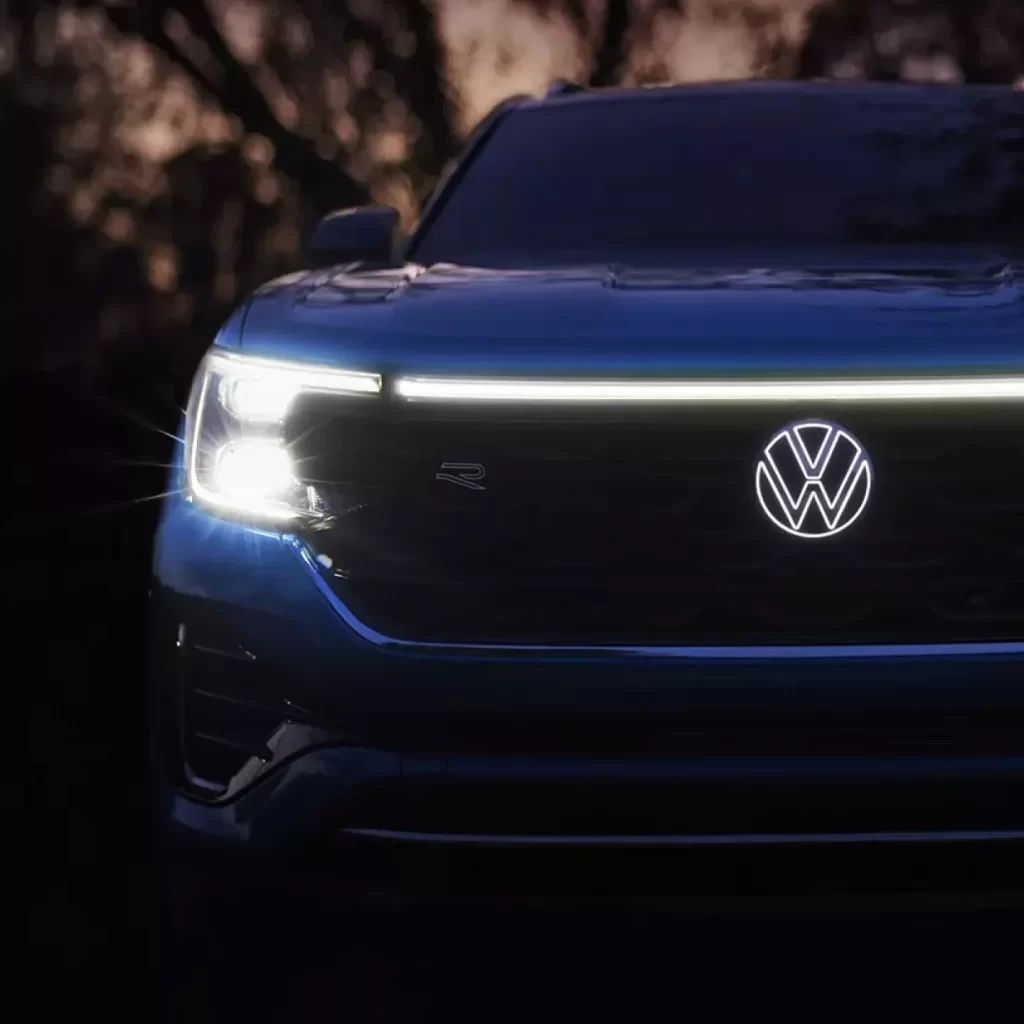 Volkswagen VW Atlas Cross Sport Lighting Car Photography