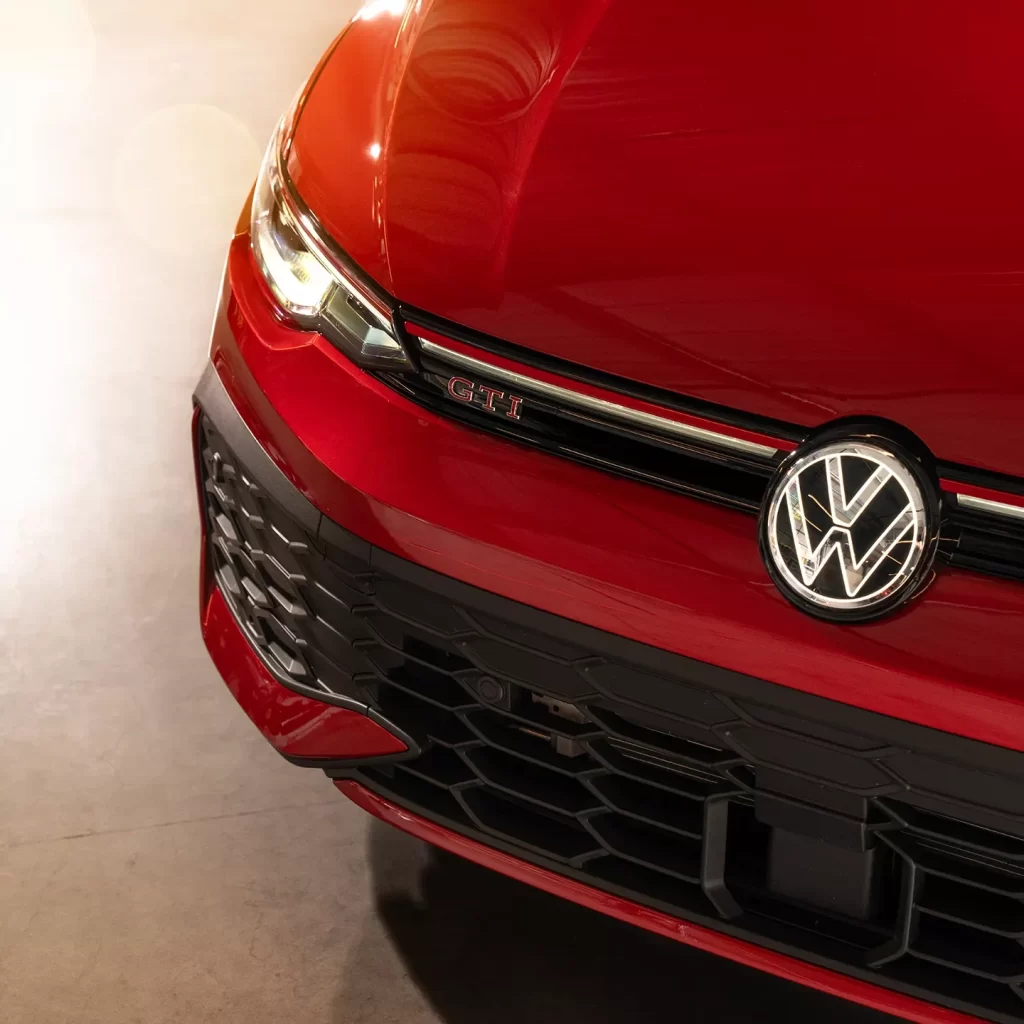 Volkswagen VW Golf GTI Front View Car Photography