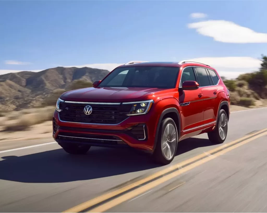Volkswagen SUV Driving Scene Car Photography
