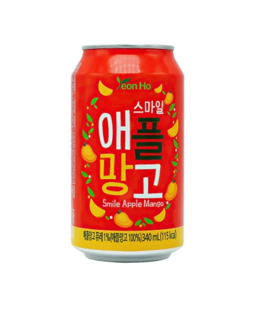 Yeonho Apple Mango Drink Packaging