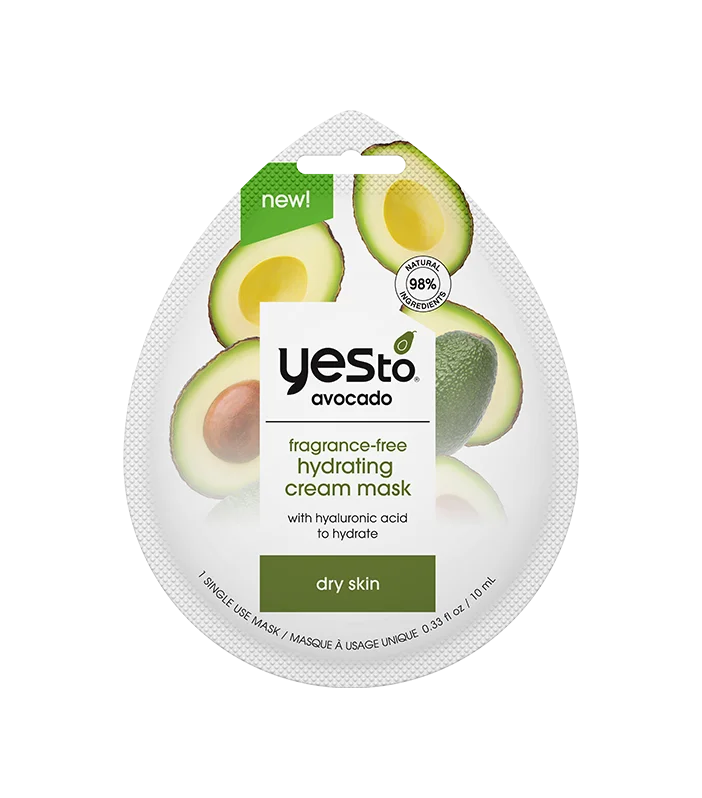 Yes To Yes To Avocado Hydrating Cream Mask Packaging