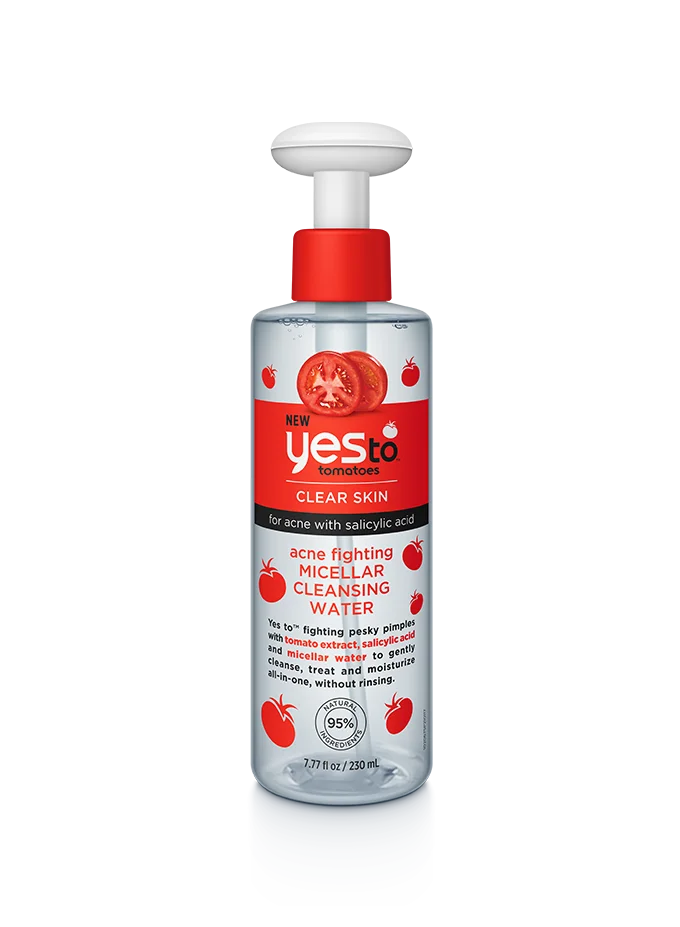 Yes To Yes To Tomatoes Acne Fighting Micellar Cleansing Water Packaging