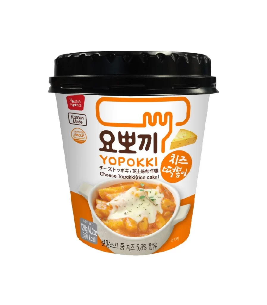 Yopokki Cheese Topokki Packaging