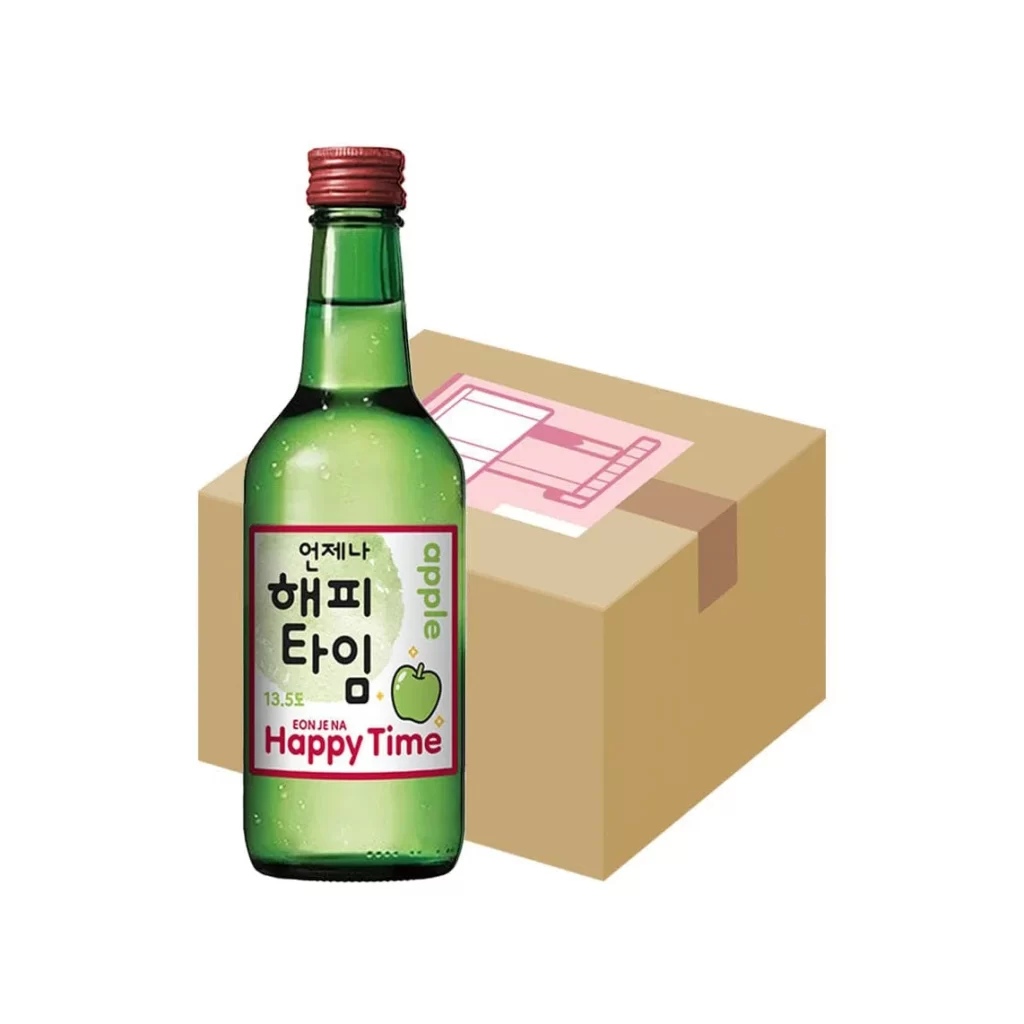 HAPPY TIME Green Apple SOJU 360ml x20 Packaging