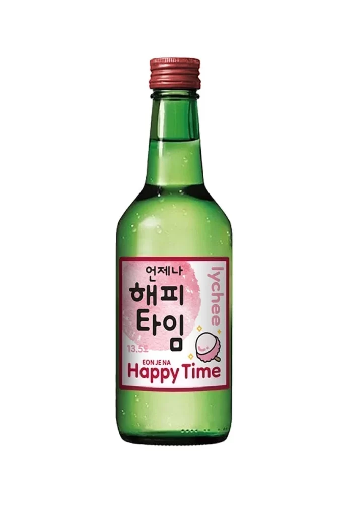 HAPPY TIME Lychee SOJU 360ml x6 Packaging
