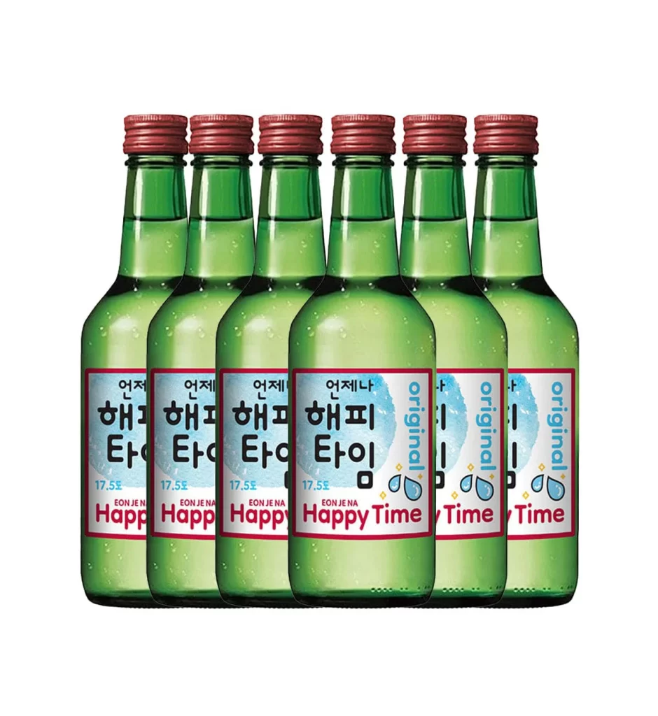 HAPPY TIME Original SOJU 360mL x6 Packaging