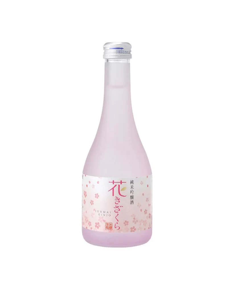 Hana Kizakura Junmai Ginjo Sake 300ml Packaging