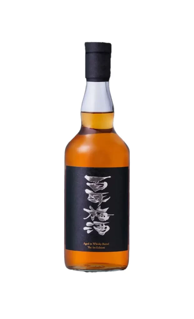 Hyakunen Umeshu Whisky Barrel Aged 700ml Packaging