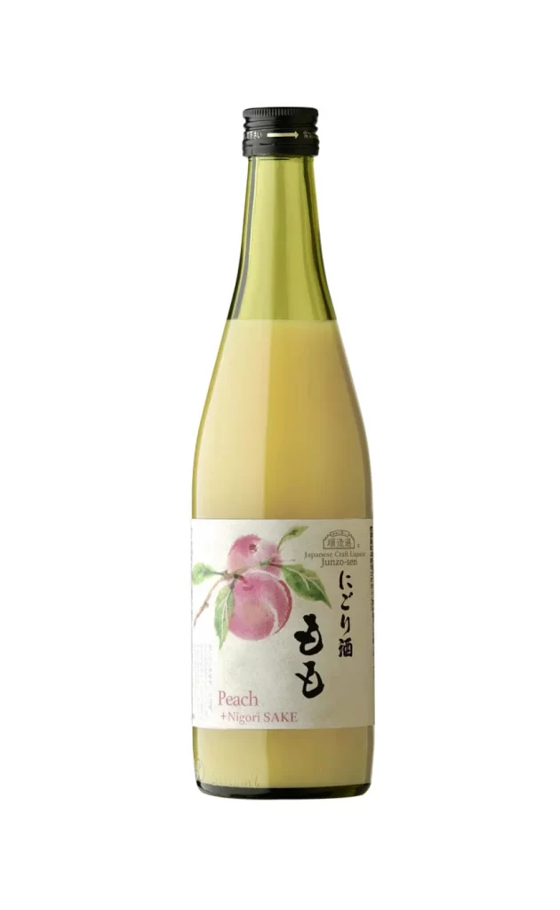 Junzo Selection Cloudy Peach Sake 500ml Packaging