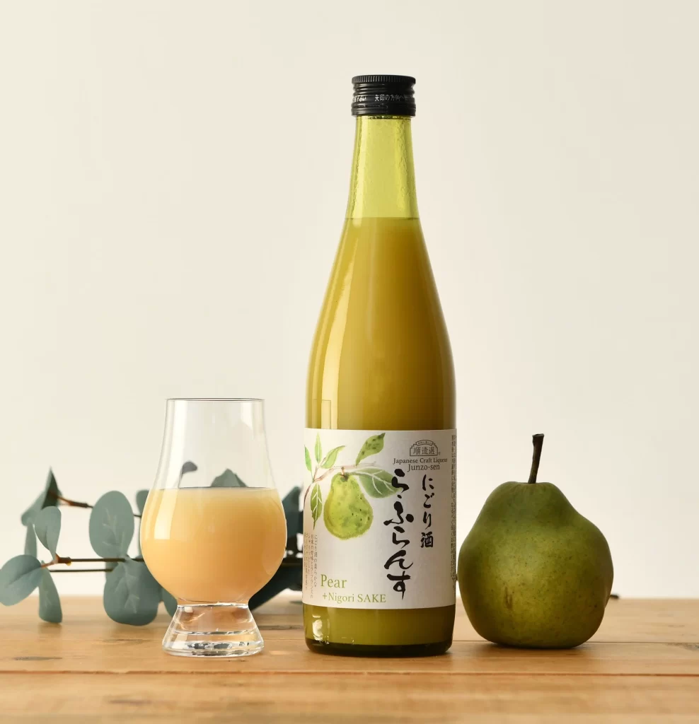 Junzo Selection Cloudy Pear Sake 500ml Packaging