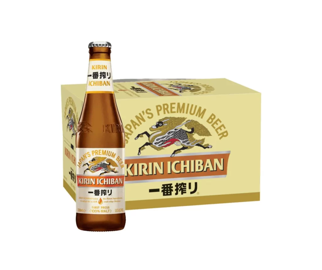 KIRIN Ichiban Beer 330ml x24 Packaging