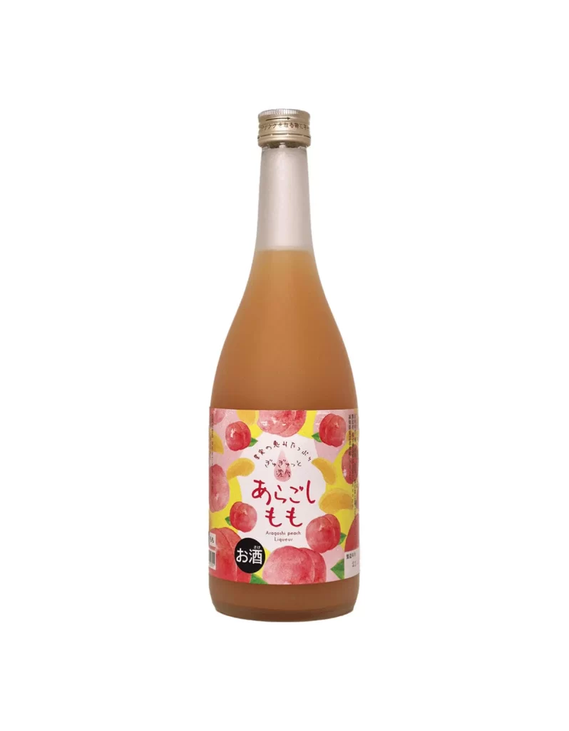 Kikusui Aragoshi Momo Japanese Peach 720ml Packaging