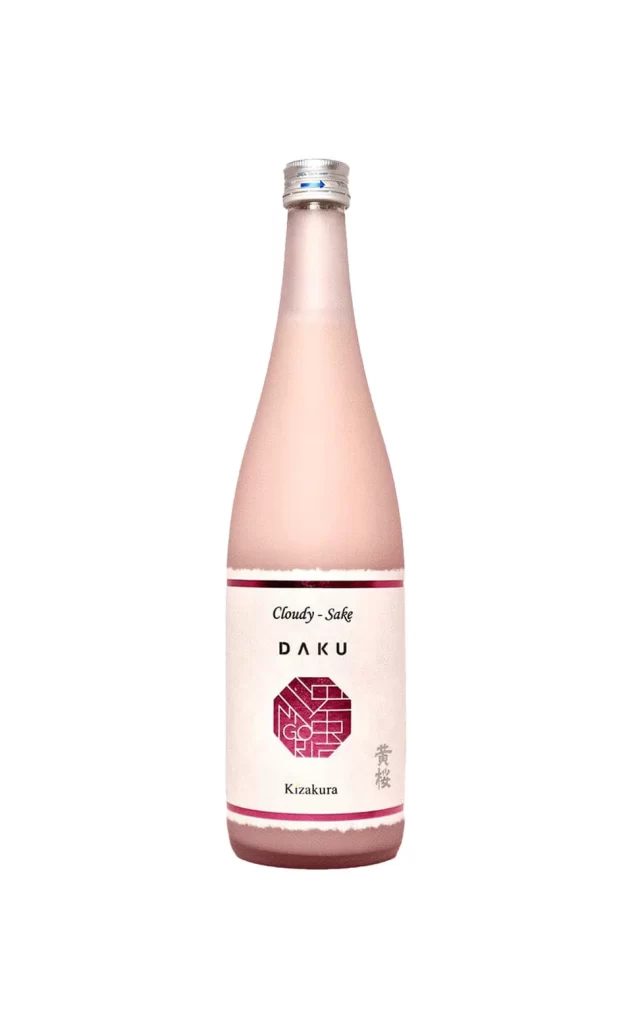 Kizakura Daku Nigori Cloudy Sake 720ml Packaging