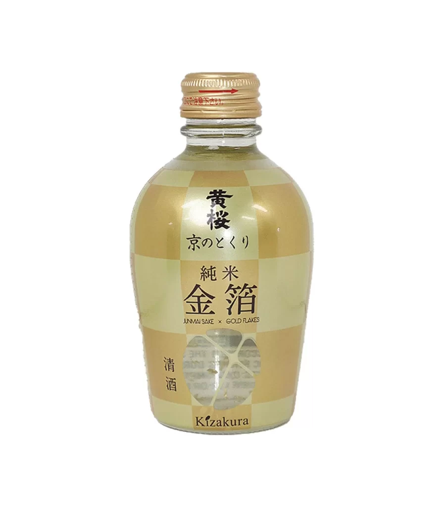 Kizakura Tokuri Style Golden Leaf Junmai 180ml Packaging