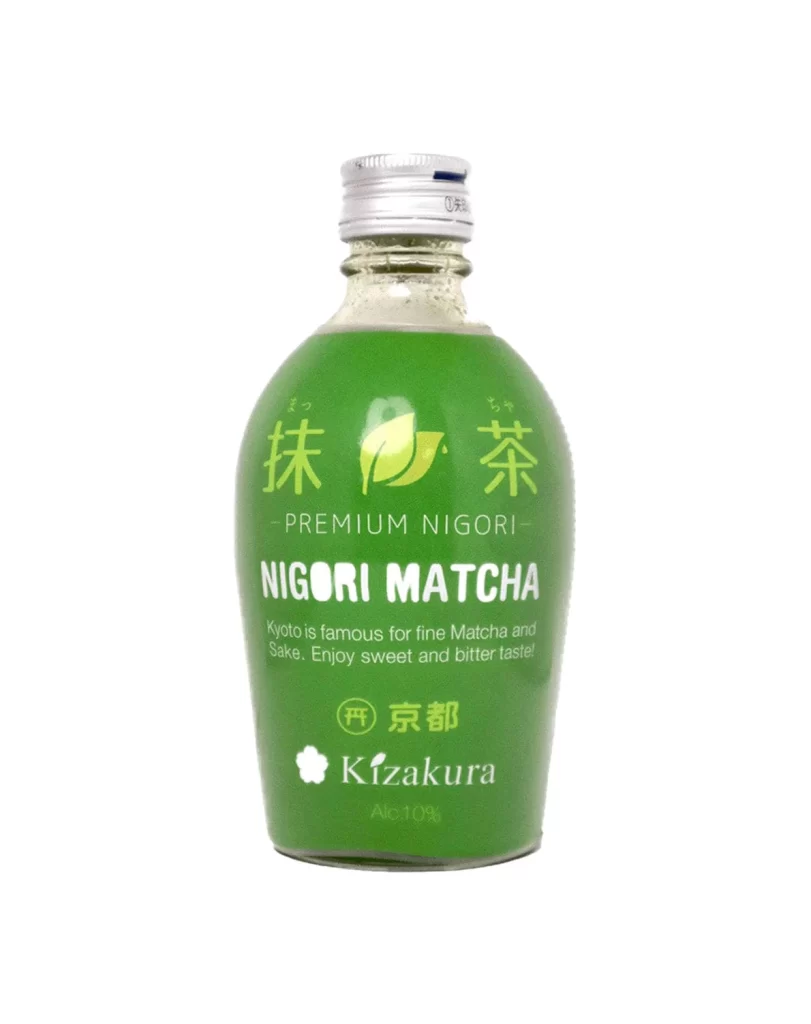 Kizakura Uji Matcha Nigori Sake 300ml Packaging