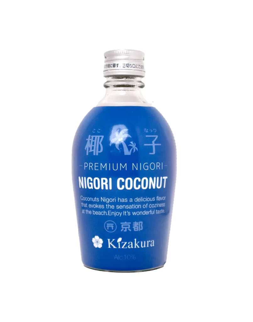 Kizakura coconut nigori sake 300ml Packaging