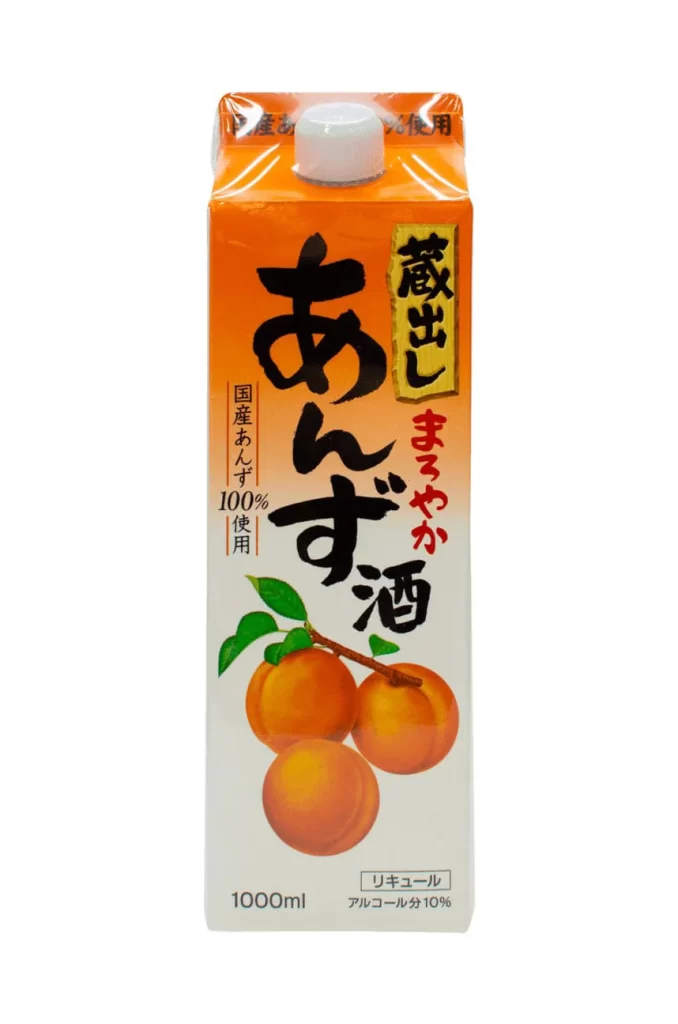 Kuradashi Mellow Apricot Liqueur 1L Packaging