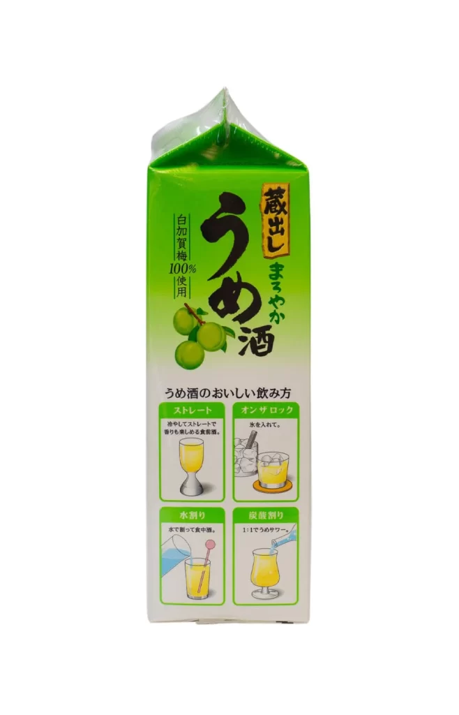 Kuradashi Mellow Ume Liqueur 1L Packaging