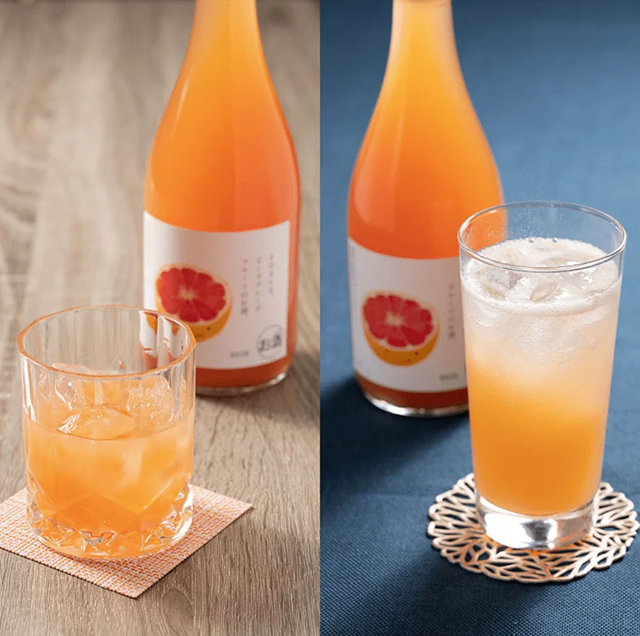 MEIRI SonoManma PINK GRAPEFRUIT Liqueur 720ml Packaging