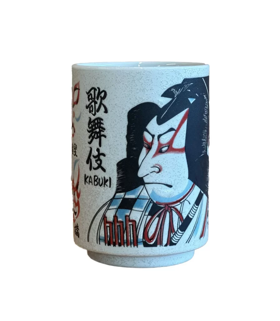 Mino-yaki Kabuki Yunomi Tea Cup Packaging