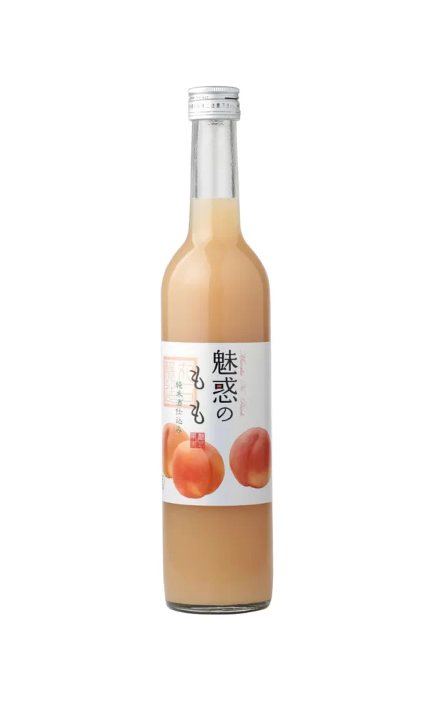 Miwakuno Peach Fruits Sake 500ml Packaging