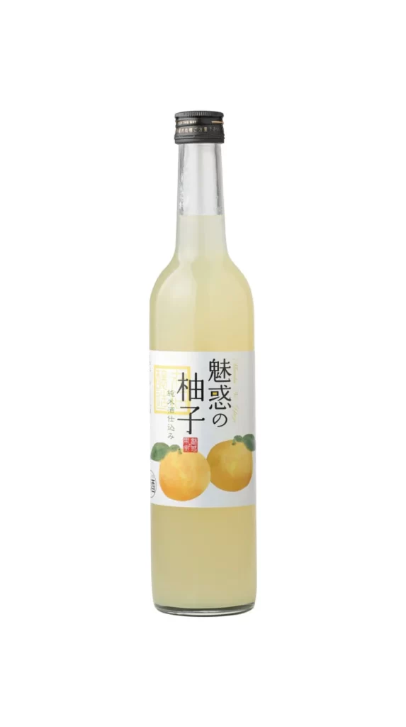 Miwakuno Yuzu Fruits Sake 500ml Packaging