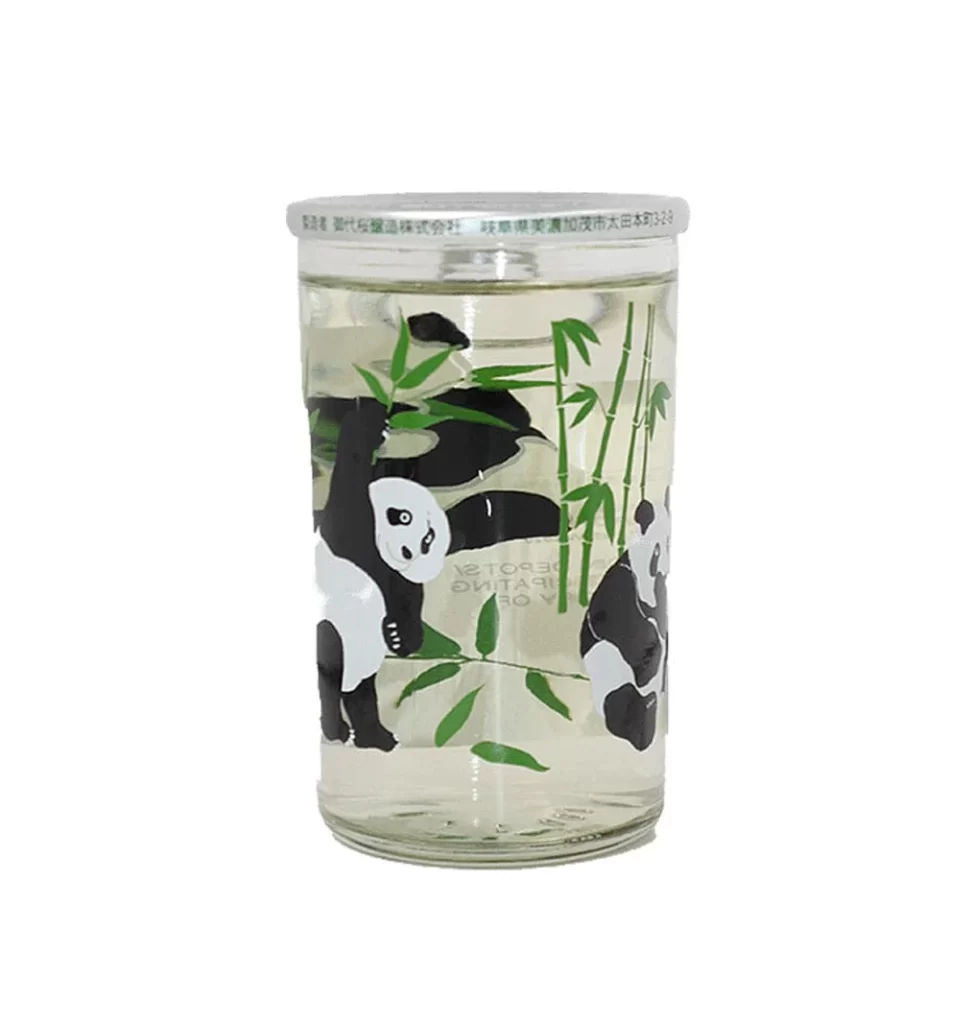 Miyozakura Junmai Panda Cup 180ml Packaging