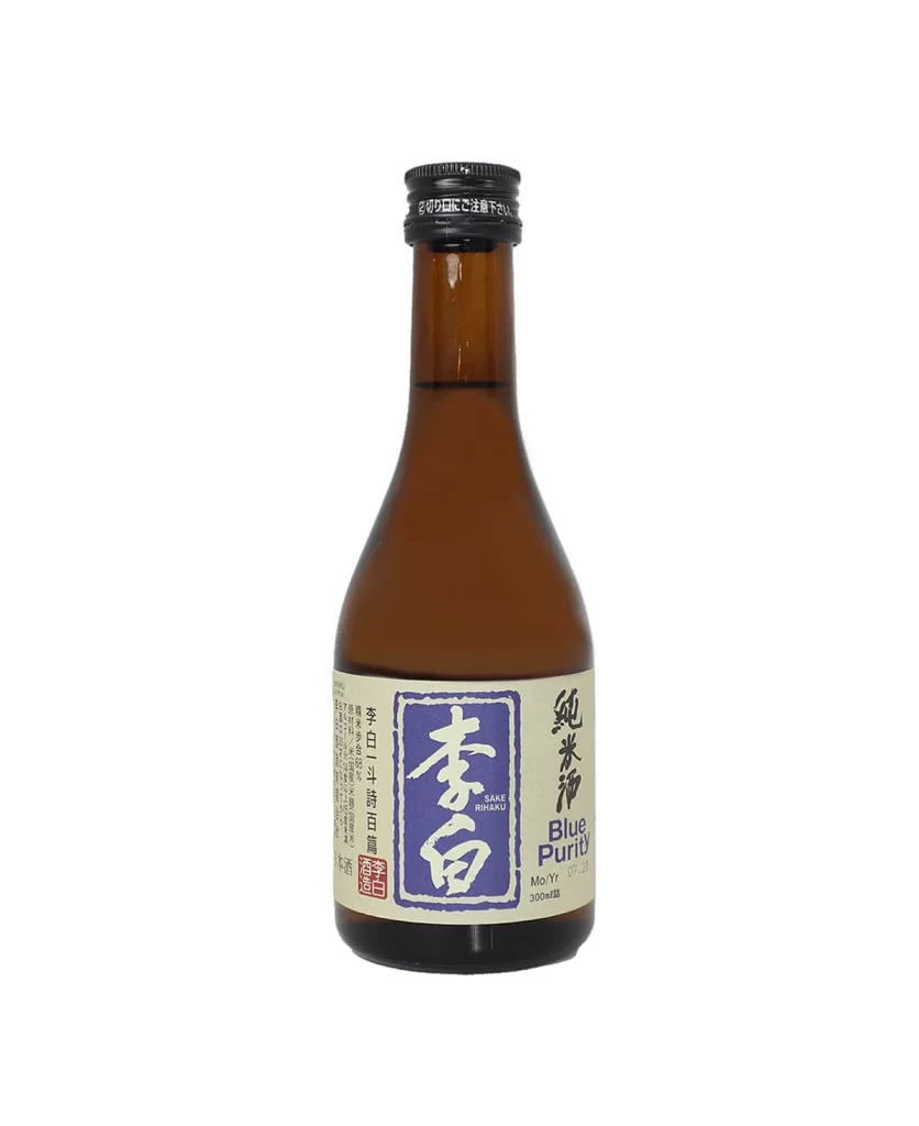 Rihaku Junmai Blue Purity 300ml Packaging