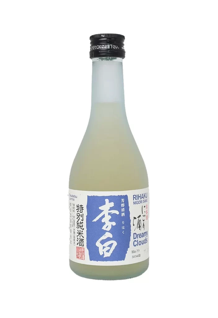 Rihaku Tokubetsu Junmai Nigori 300ml Packaging